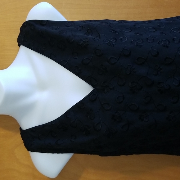 Vintage Lucille Chang Embroidered Midi Dress Size Medium - Picture 2 of 12